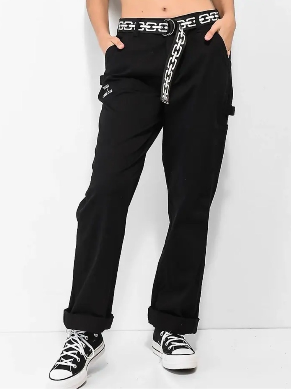 Dickies X Lurking Class Black Twill Work Pants
